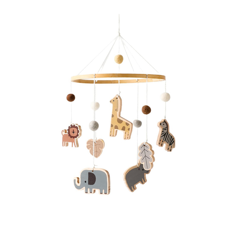 Baby Nursery Neutral - X18A-Baby Mobile For Crib - Jungle