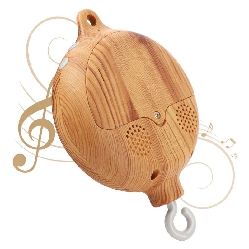 Crib Bell Rotary Music Box wit - Baby Nursery Songs recension och pris