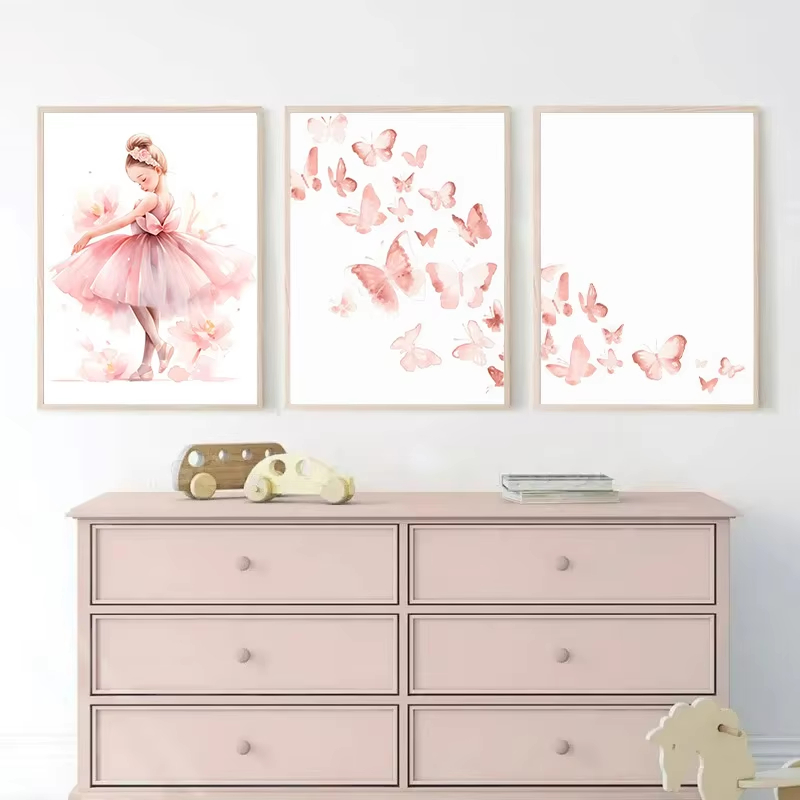 Pink Ballerina Girl Unicorn Bu - Baby Unicorn Nursery recension och pris
