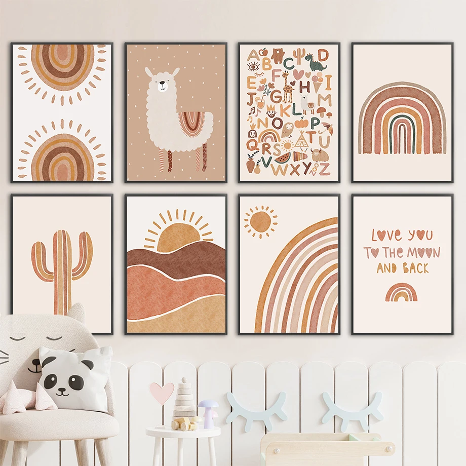 Alpaca Unicorn Sun Rainbow Cac - Baby Unicorn Nursery recension och pris