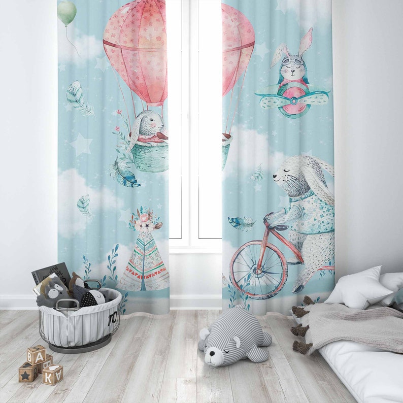 Little Bunny Nursery Curtain K - Baby Nursery Youtube recension och pris