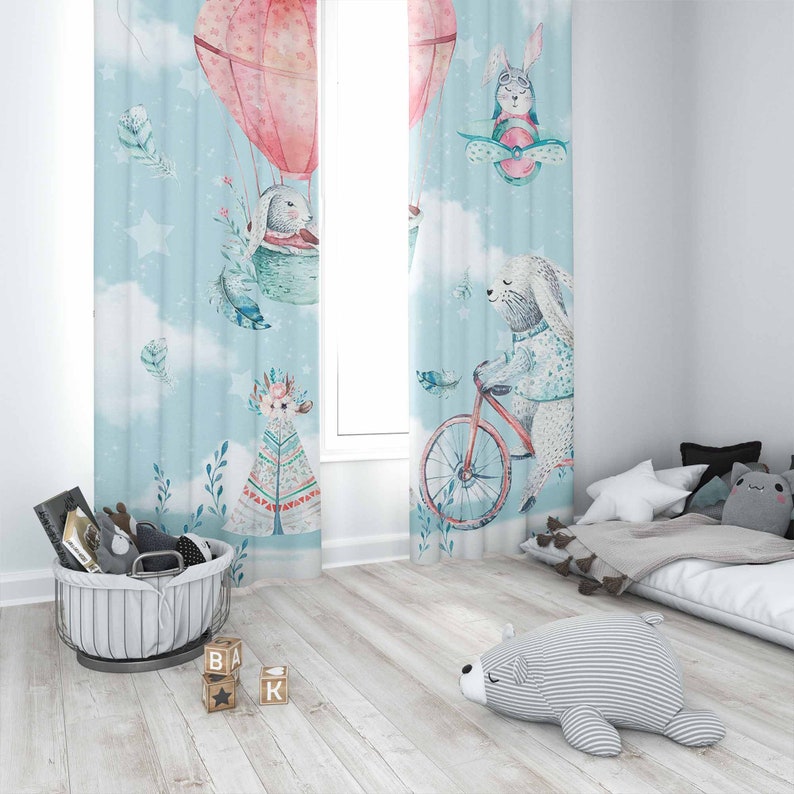 Little Bunny Nursery Curtain K - Baby Nursery Youtube recension och pris