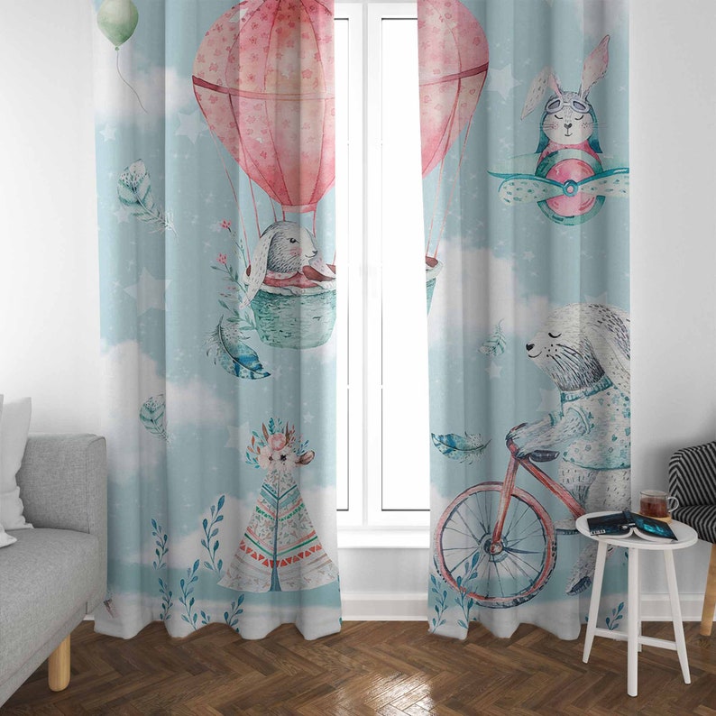 Little Bunny Nursery Curtain K - Baby Nursery Youtube recension och pris