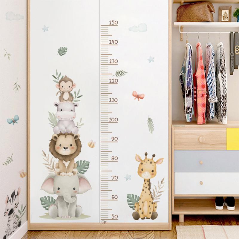 New Children's Growth Chart St - Baby Nursery Jungle Wallpaper recension och pris