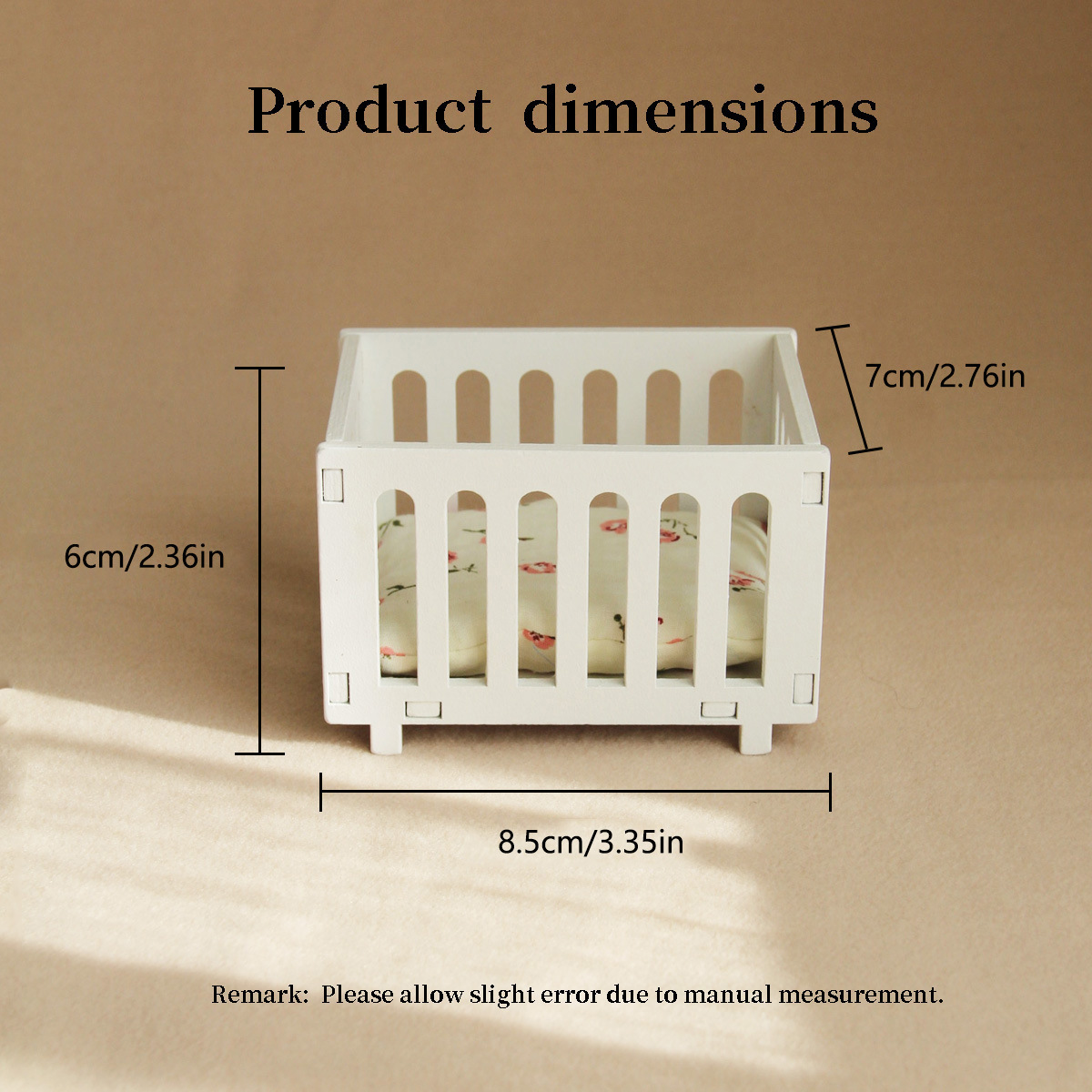 1:12 Scale Miniature Baby Crad - Baby Nursery Age recension och pris