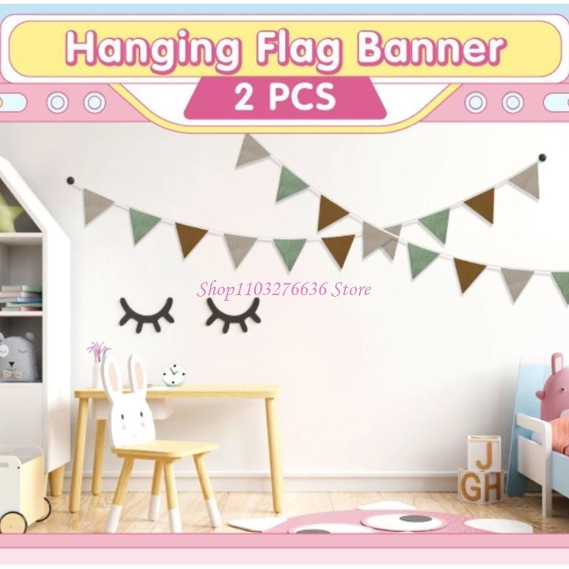 R6FD Soft Fabric Bunting Banne - Baby Nursery Neutral recension och pris