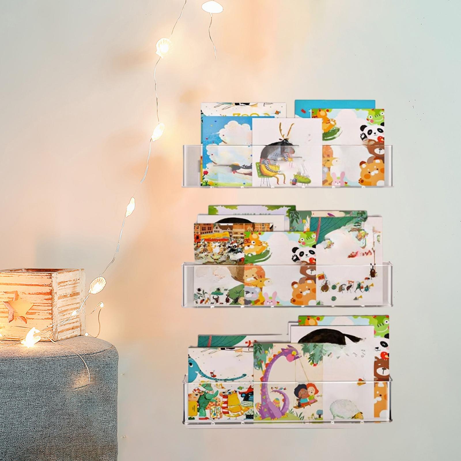 3x Floating Book Shelves Class - Baby Nursery Floating Shelves recension och pris