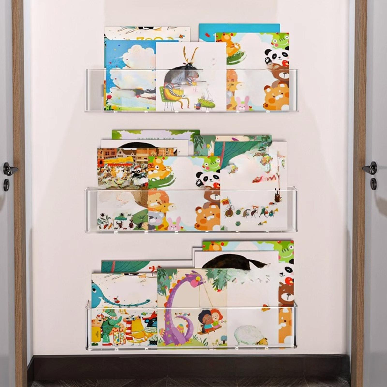 3x Floating Book Shelves Class - Baby Nursery Floating Shelves recension och pris