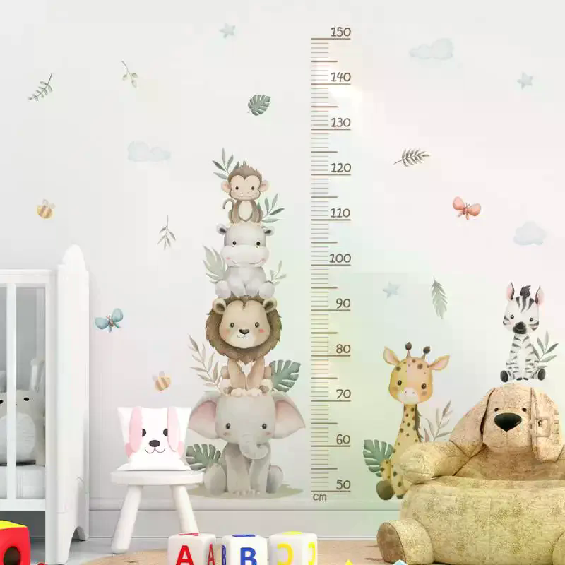 Children's Growth Chart Sticke - Baby Nursery Jungle Wallpaper recension och pris