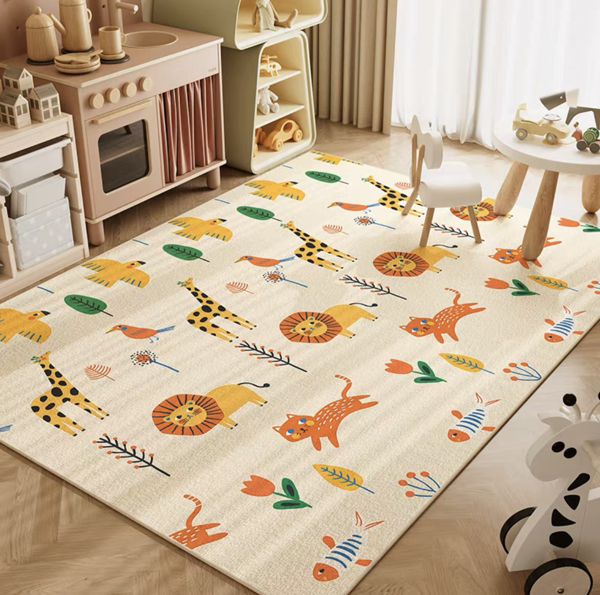 VIKAMA Neutral Cartoon Lion Ba - Baby Nursery Neutral recension och pris