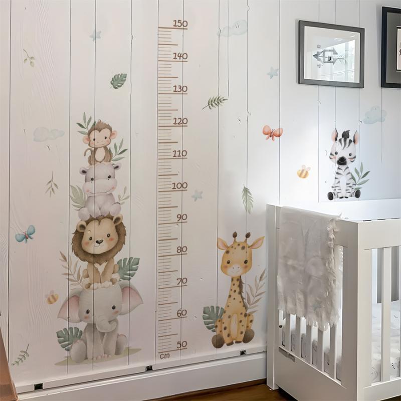 Children's Growth Chart Sticke - Baby Nursery Jungle Wallpaper recension och pris