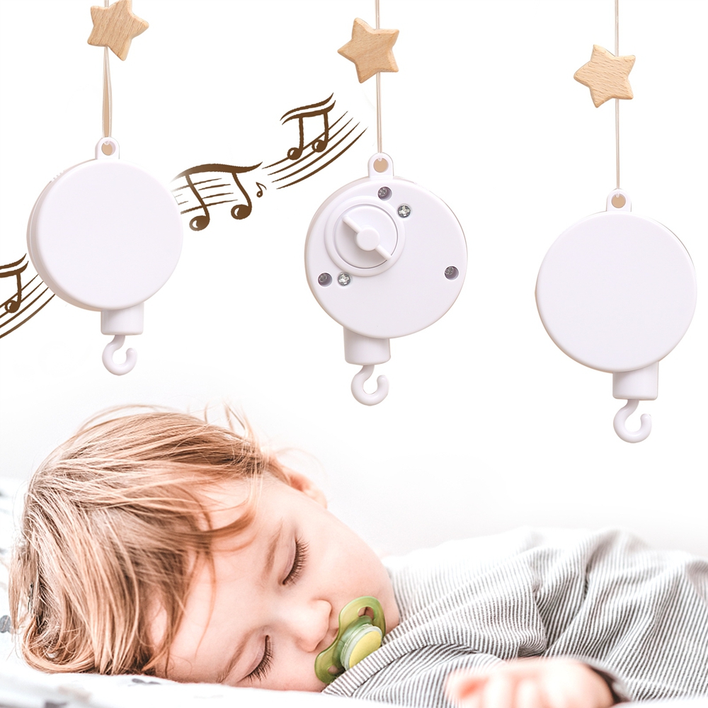 Crib Bell Rotary Music Box wit - Baby Nursery Songs recension och pris