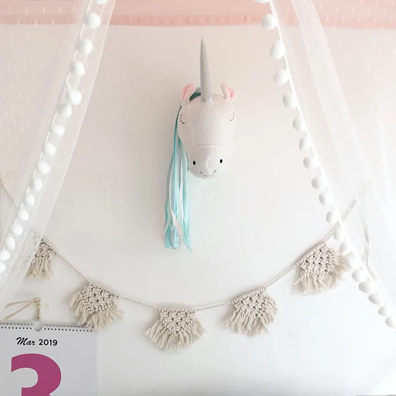 Unicorn Plush Animal Head Wall - Baby Unicorn Nursery recension och pris