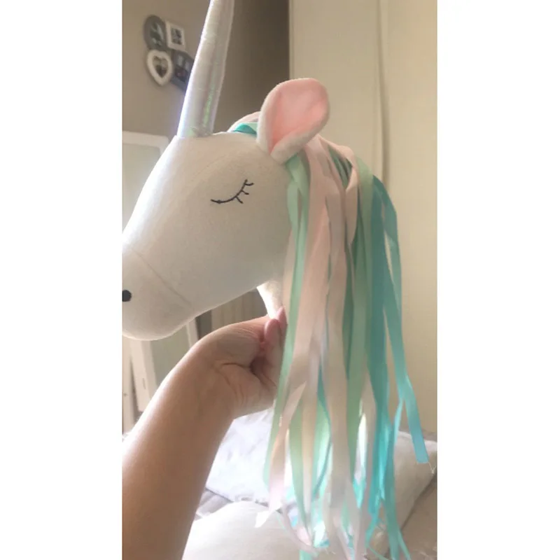 Unicorn Plush Animal Head Wall - Baby Unicorn Nursery recension och pris