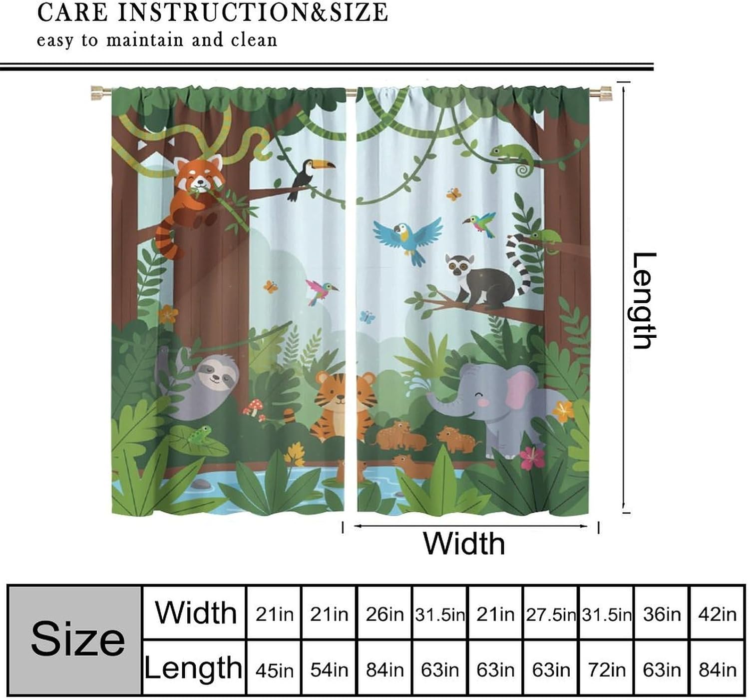 Aesthetic Tropical Jungle Anim - Baby Nursery Youtube recension och pris