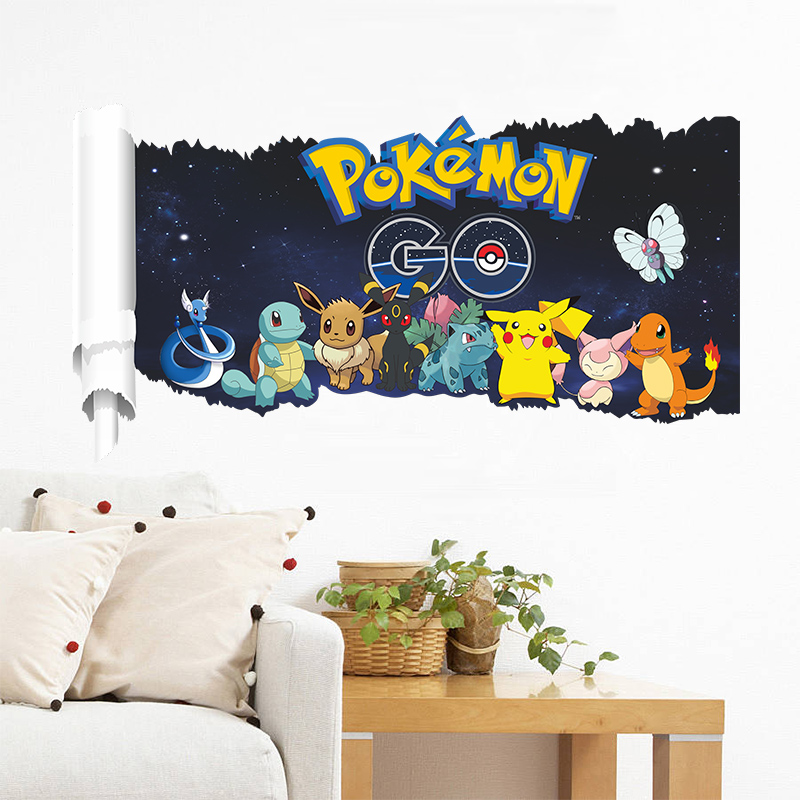 Cartoon Pokémon Pikachu Wall S - Baby Nursery Wall Mural recension och pris