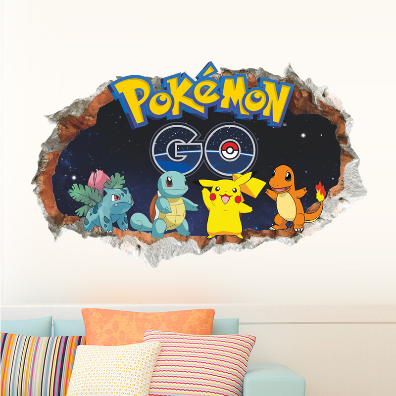 Cartoon Pokémon Pikachu Wall S - Baby Nursery Wall Mural recension och pris