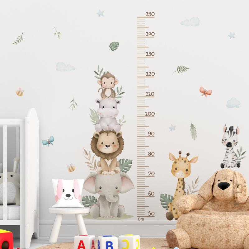 Children's Growth Chart Sticke - Baby Nursery Jungle Wallpaper recension och pris