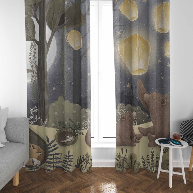 Woodland Nursery Curtains Anim - Baby Nursery Youtube recension och pris