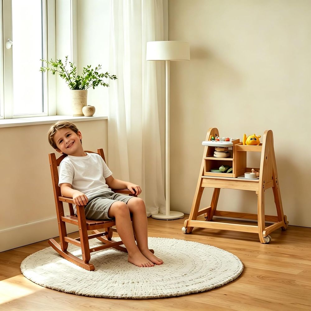Toddler Rocking Chair Kids Chi - Baby Nursery Age recension och pris