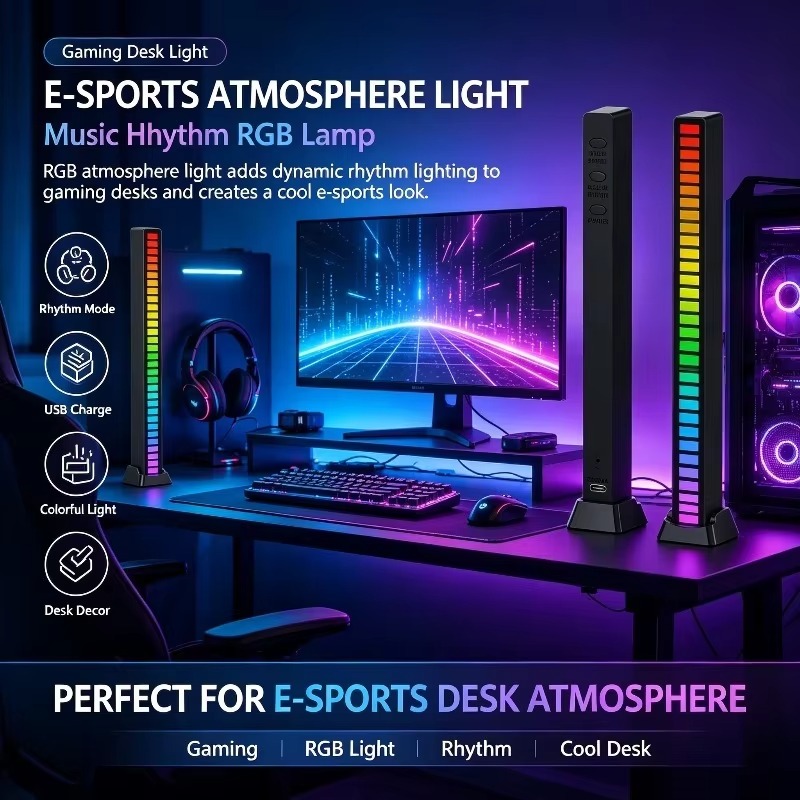 RGB Desk Lamp Music Sync Gamin - Baby Nursery Music recension och pris