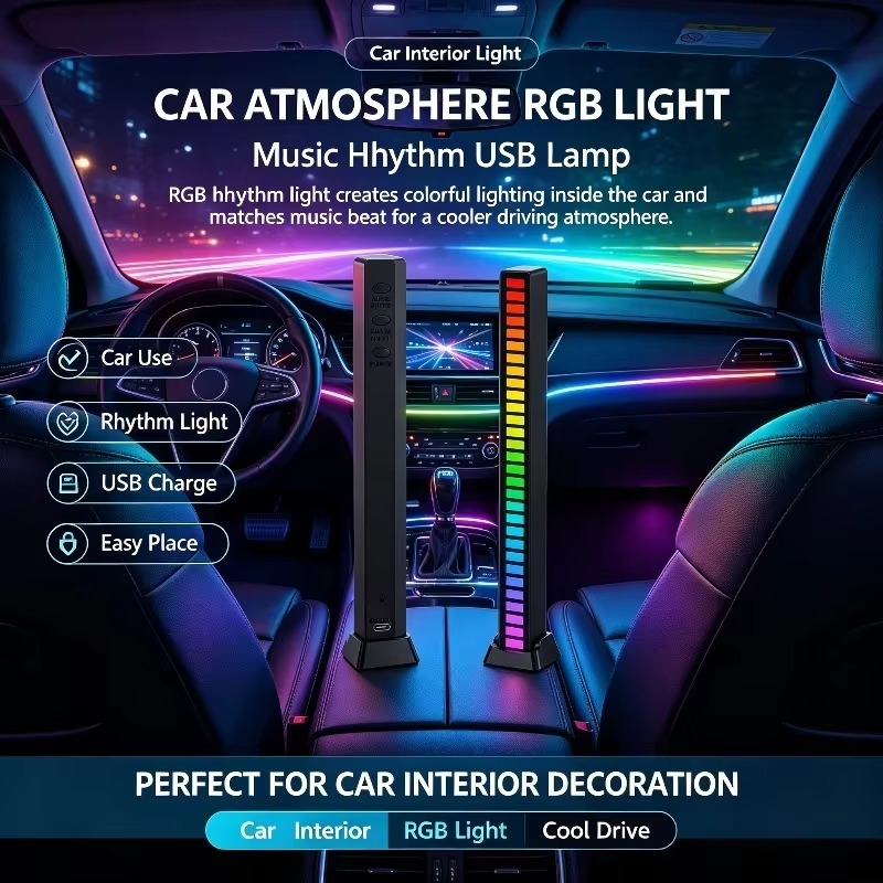 RGB Desk Lamp Music Sync Gamin - Baby Nursery Music recension och pris